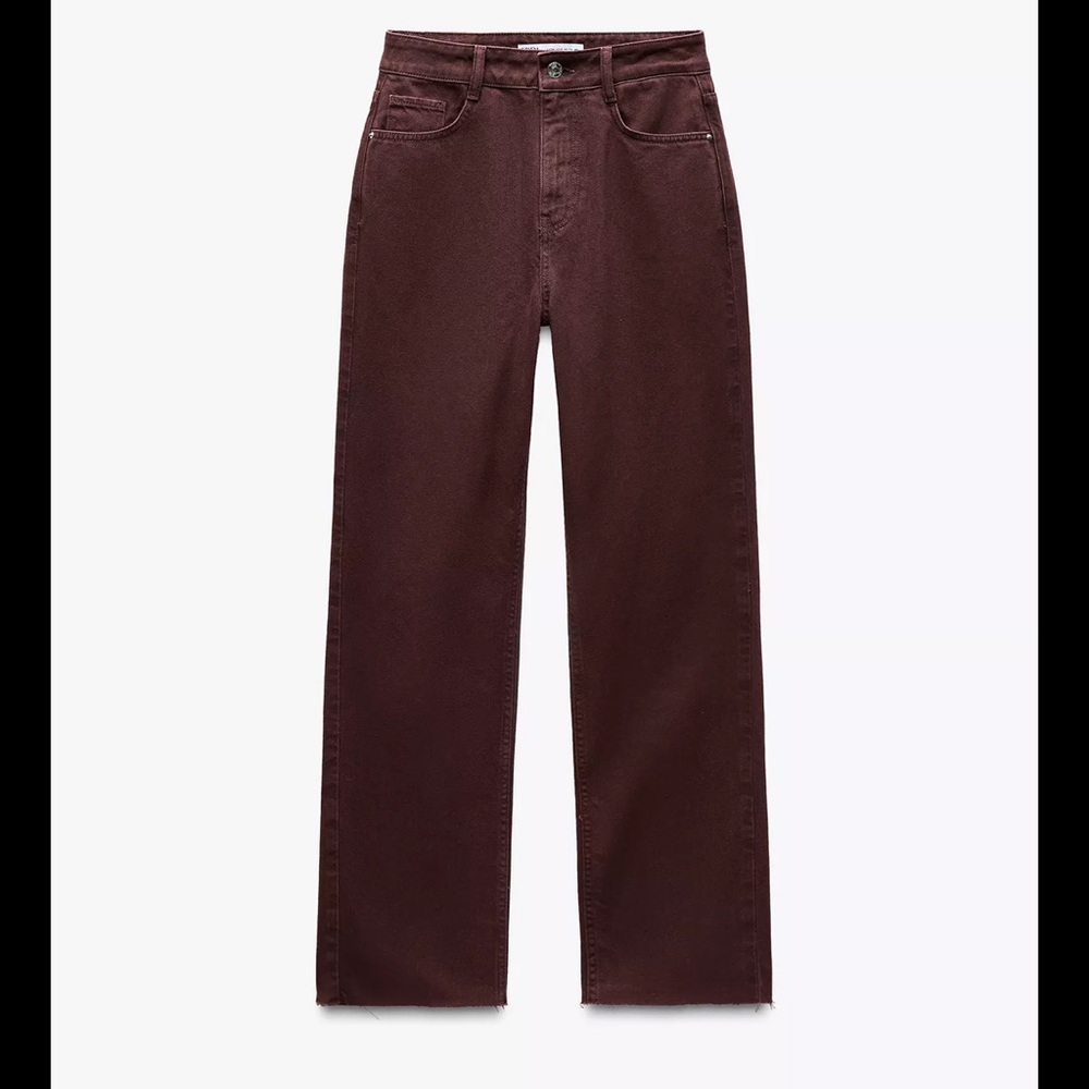 Zara Burgundy Pants